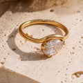 Lunelle Pear Ring