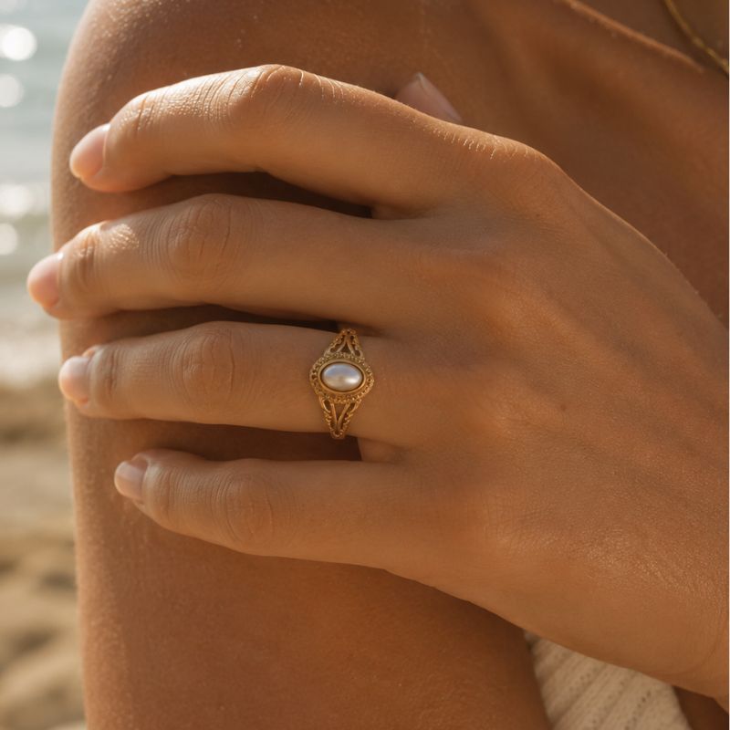 Soléa Pearl Ring