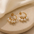 Solène Pearl Hoops
