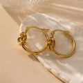 Noéline Knot Hoops
